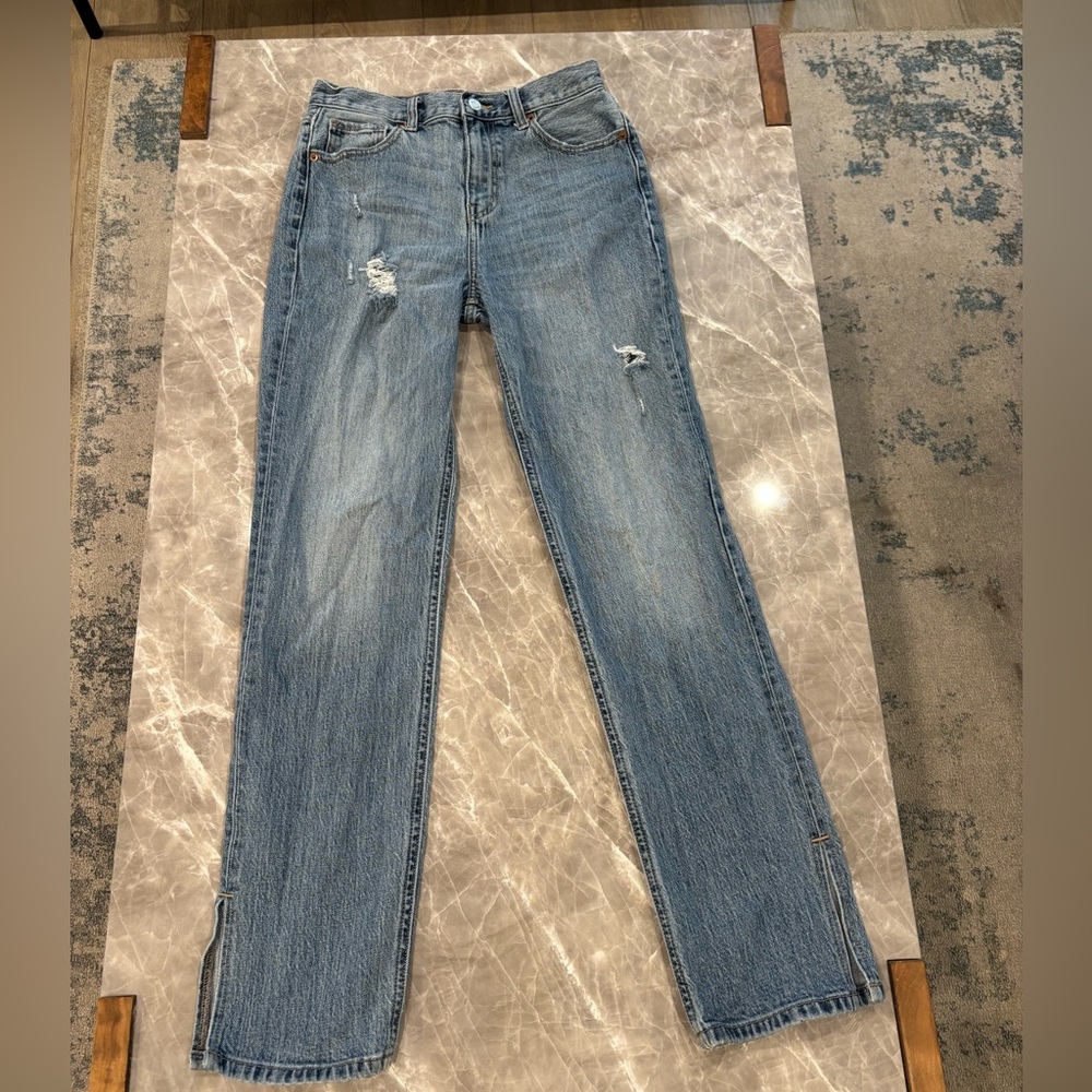 Cello Light Blue Straight Leg Jeans
